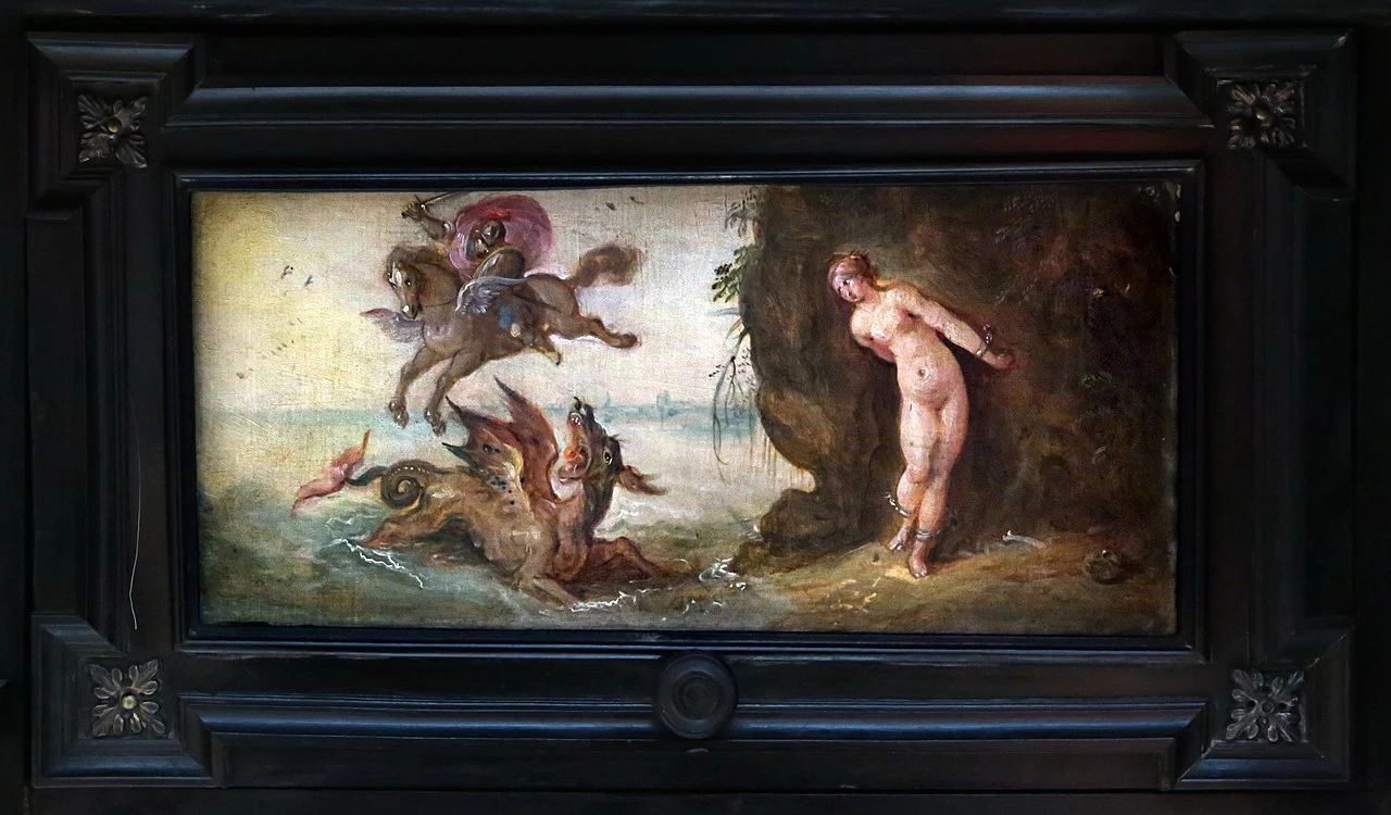 Monetiere - episodi delle Metamorfosi di Ovidio, dettaglio 4, National Gallery Ireland